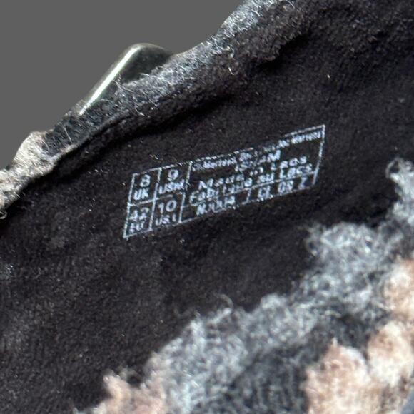 Dr. Martens Isham Crochet Wool Suede Mules in Black NWOB USM9 - Picture 10 of 10